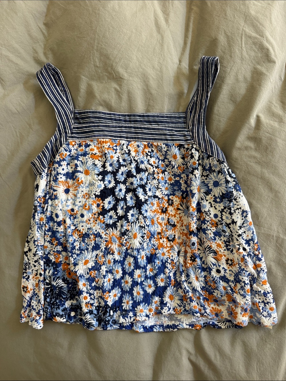 Anthropologie Maeve Floral Flowy Tank Top